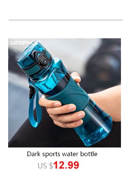 Butelka wody UZSPACE wysoki koszt wydajność przenośna szczelna wycieczka na świeżym powietrzu Sport shaker Drink Tritan plastikowa butelka 500/1000ml