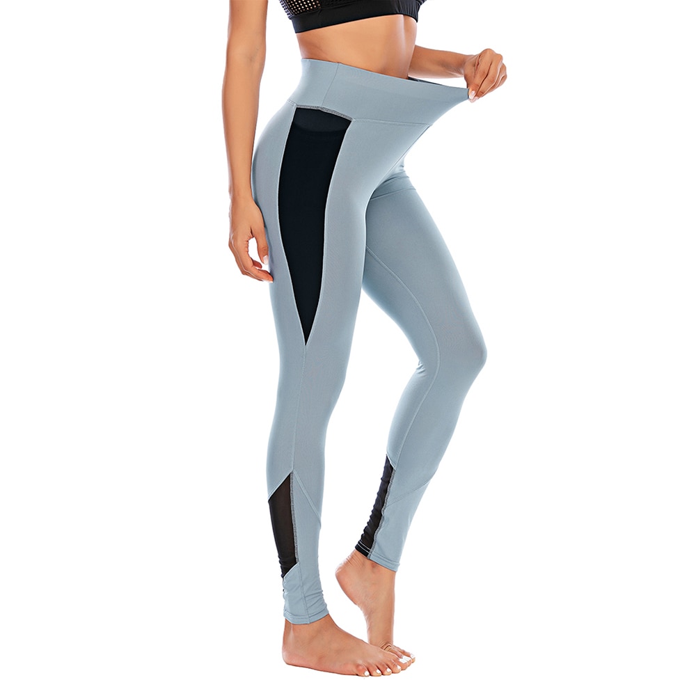 Highstreet Sport Women Push Up Skinny Polyester Workout Leggings Elastic Force Fitness High Waist Leggings Slim Stretch Trouser